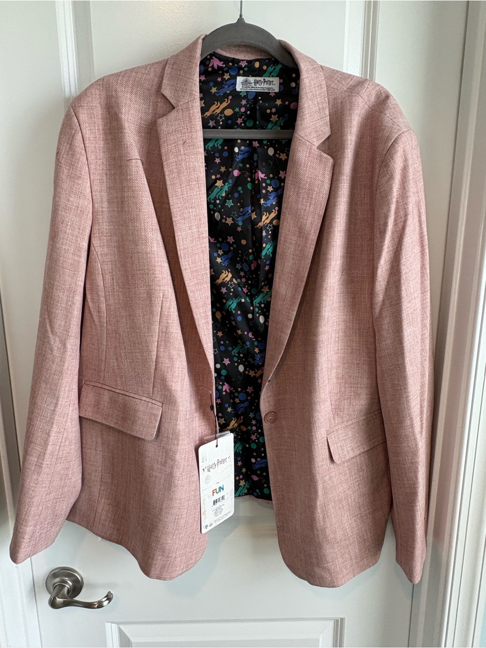 Harry Potter Luna Lovegood Pink Blazer NWT Women’s 14 Wizarding World